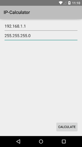 IP Calculator - عکس برنامه موبایلی اندروید