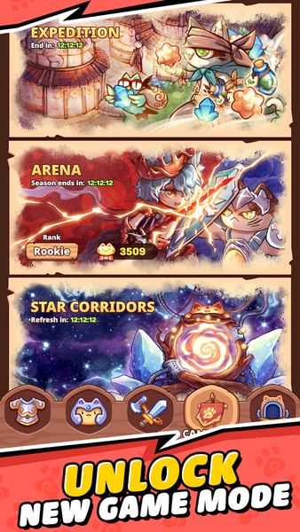 Meow Meow Warriors - Gameplay image of android game