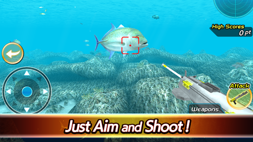 Survival Spearfishing - Gameplay image of android game