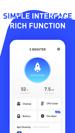 X Booster - عکس برنامه موبایلی اندروید