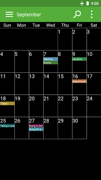 Calendar and Planner - عکس برنامه موبایلی اندروید