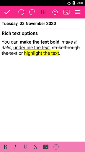 Daily journal - عکس برنامه موبایلی اندروید