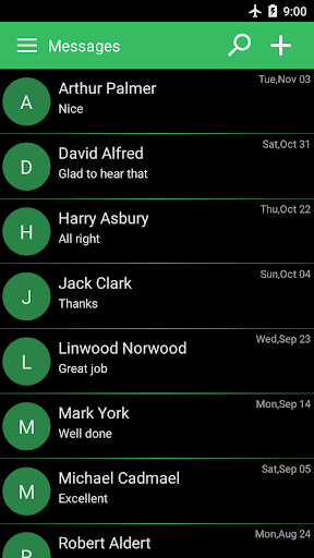 SMS text messaging app - عکس برنامه موبایلی اندروید
