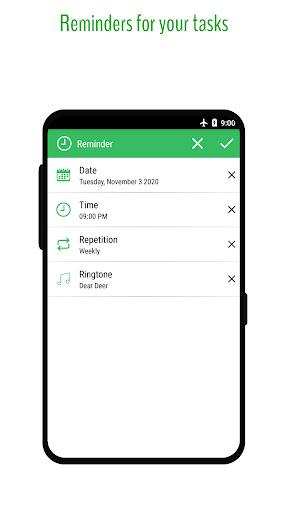 To Do List with Reminders - Image screenshot of android app