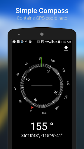 Simple Compass - Image screenshot of android app