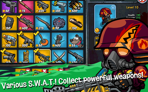 SWAT and Zombies - Defense & Battle - Gameplay image of android game