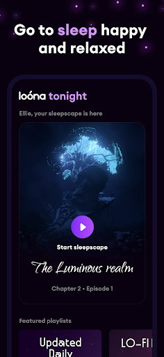 Loóna – آرامش هنگام خواب لونا - Image screenshot of android app