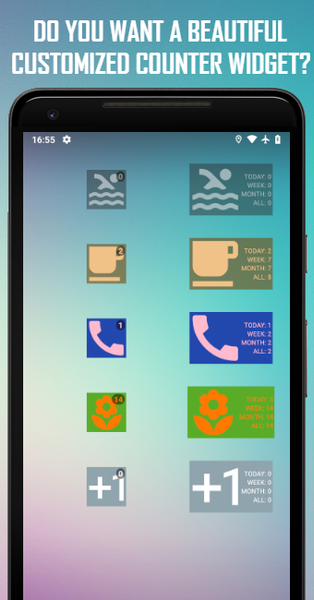 Count Keeper Widgets - عکس برنامه موبایلی اندروید