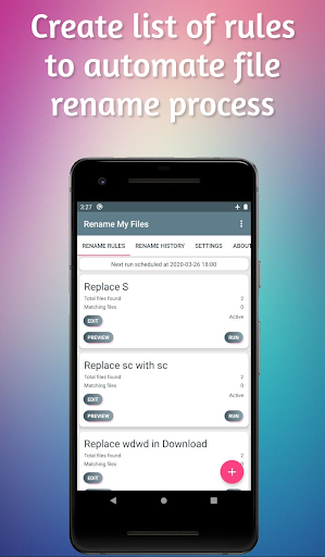 Rename My Files - عکس برنامه موبایلی اندروید