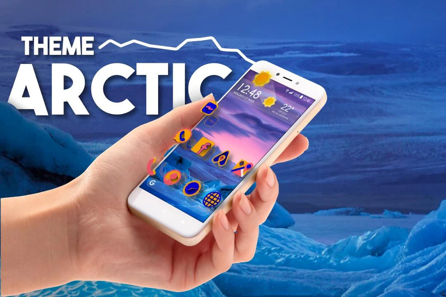 Apolo Arctic - Theme Icon pack - عکس برنامه موبایلی اندروید