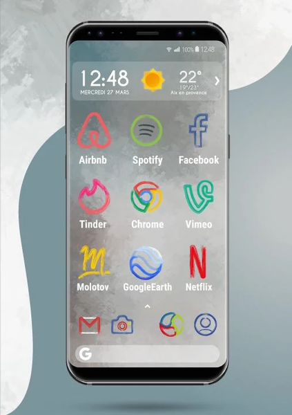 Apolo Coloring  - Theme Icon p - عکس برنامه موبایلی اندروید