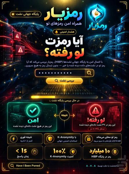رمزیار - عکس برنامه موبایلی اندروید