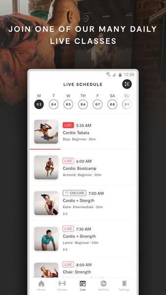 lululemon Studio - Image screenshot of android app