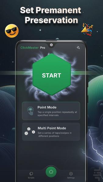 AutoClicker: ClickMaster Pro - Image screenshot of android app