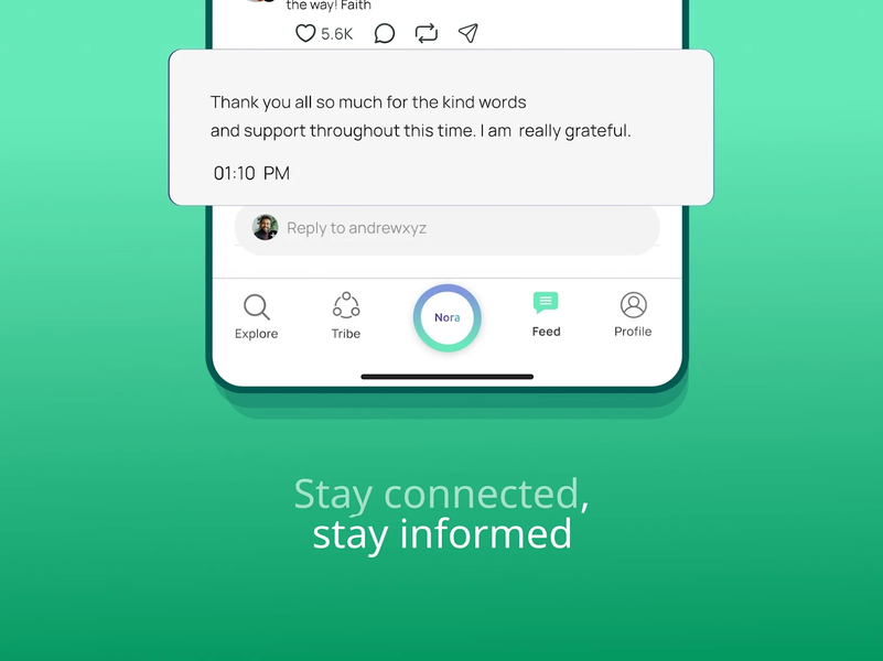 Nora - AI Mental Health - Image screenshot of android app