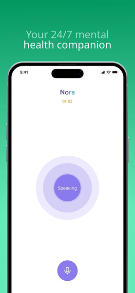 Nora - AI Mental Health - عکس برنامه موبایلی اندروید