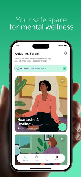 Nora - AI Mental Health - عکس برنامه موبایلی اندروید