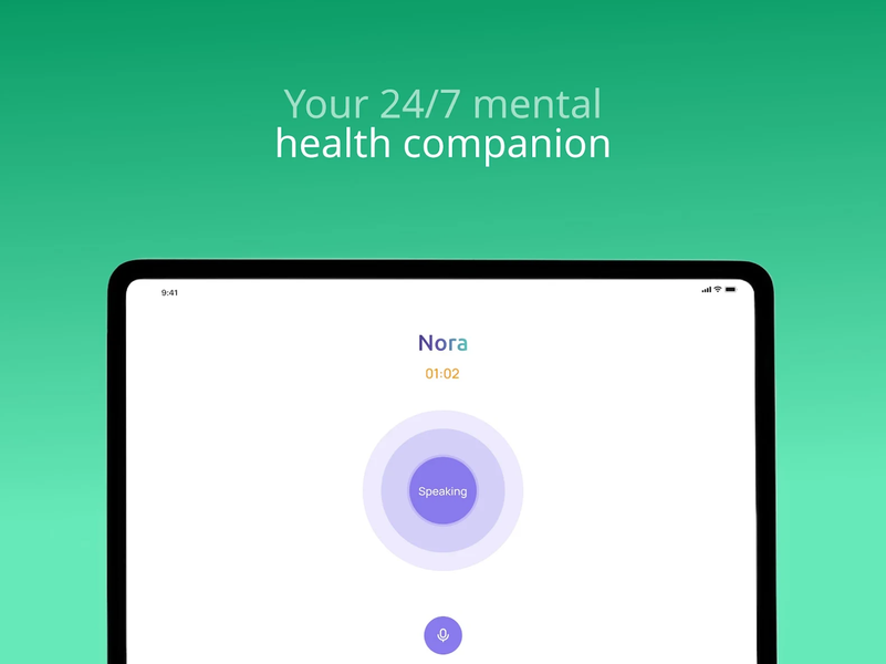 Nora - AI Mental Health - Image screenshot of android app
