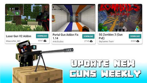 Actual Gun Weapon Mod for MCPE - Image screenshot of android app
