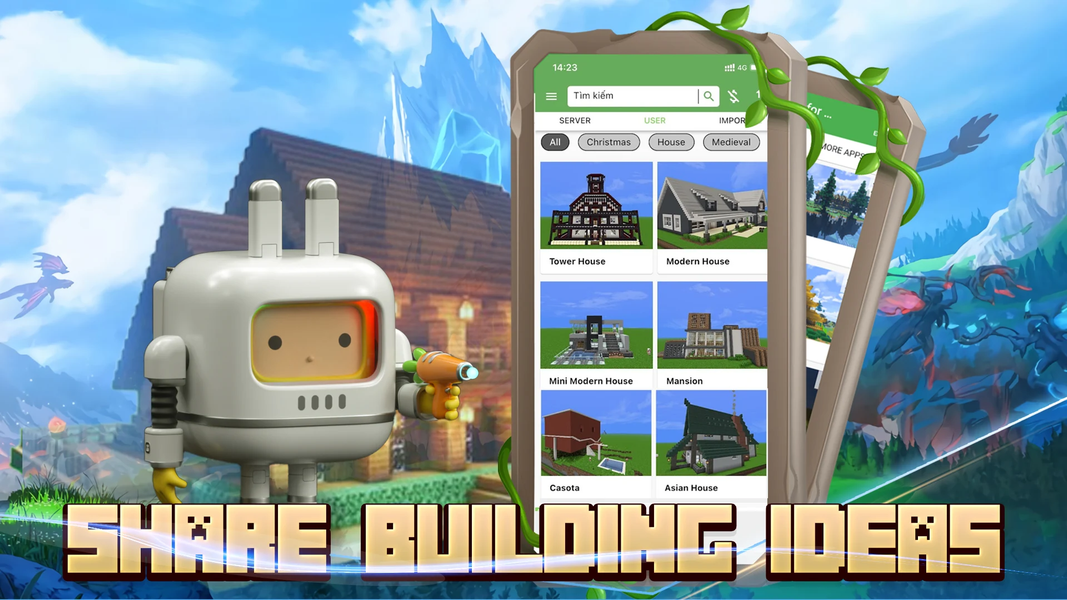 House Builder for Minecraft PE - عکس برنامه موبایلی اندروید