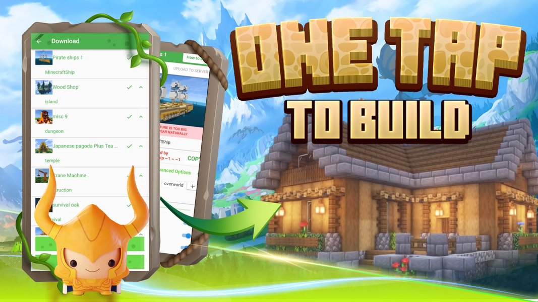 House Builder for Minecraft PE - عکس برنامه موبایلی اندروید