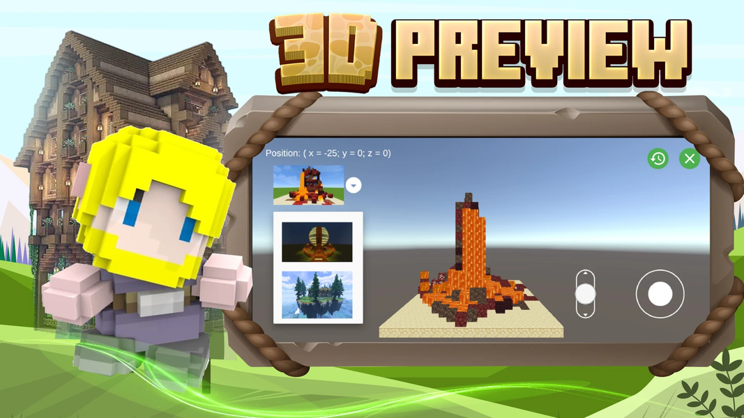 House Builder for Minecraft PE - عکس برنامه موبایلی اندروید