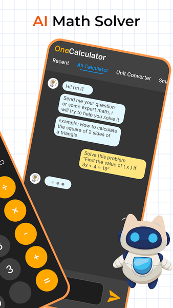 AI Calculator — AI Math Solver - عکس برنامه موبایلی اندروید