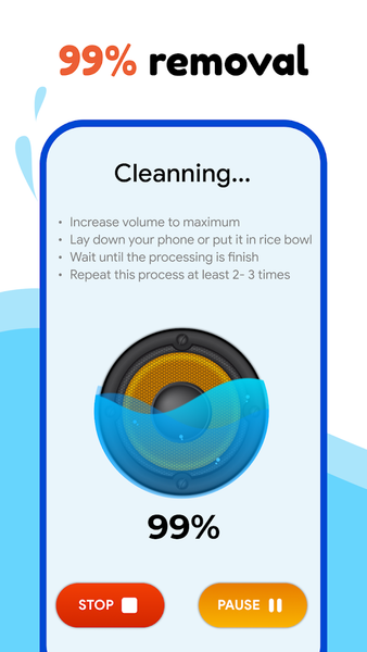 Speaker Cleaner, Water Remover - عکس برنامه موبایلی اندروید