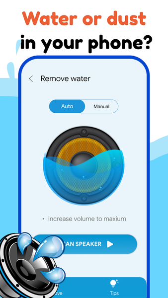 Speaker Cleaner, Water Remover - عکس برنامه موبایلی اندروید