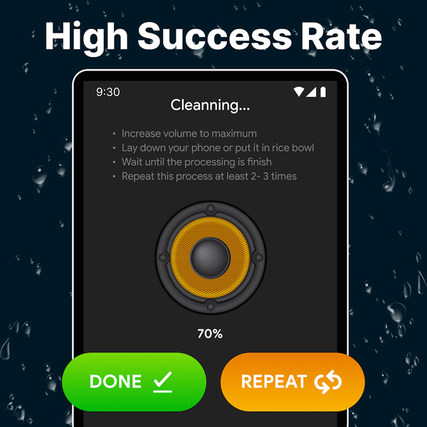 Speaker Cleaner, Water Eject - عکس برنامه موبایلی اندروید