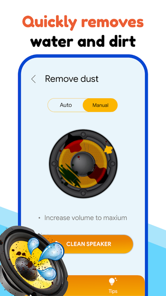 Speaker Cleaner, Water Eject - عکس برنامه موبایلی اندروید