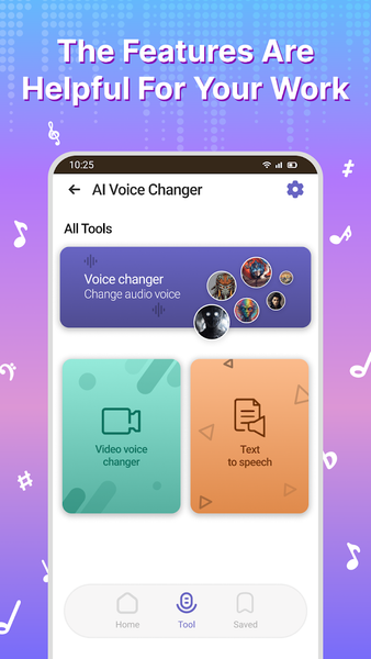Voice AI - Changer Your Voice - عکس برنامه موبایلی اندروید