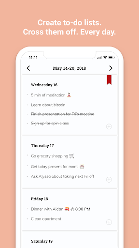 Listberry - agenda planner - Image screenshot of android app