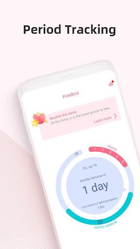 Period tracker by PinkBird - Image screenshot of android app