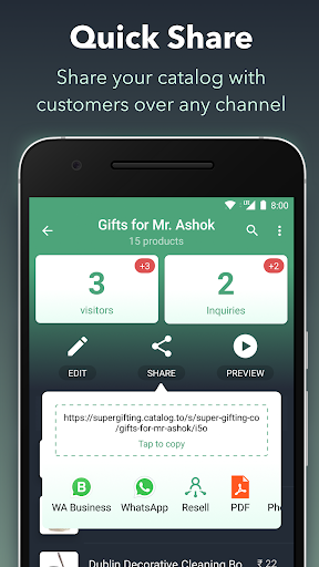 QuickSell Catalogue Commerce - عکس برنامه موبایلی اندروید