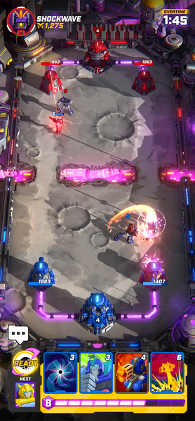 TRANSFORMERS: Tactical Arena - Gameplay image of android game