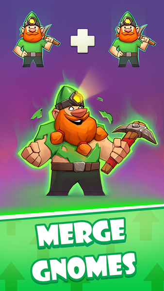 Gnome Diggers: Mining games - Gameplay image of android game