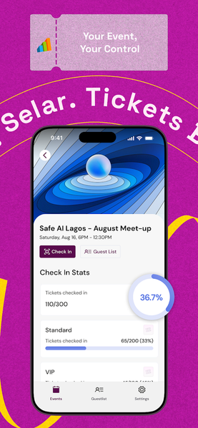 Tickets by Selar - عکس برنامه موبایلی اندروید