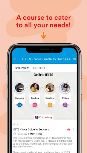 KC Academy–IELTS Learning App - Image screenshot of android app