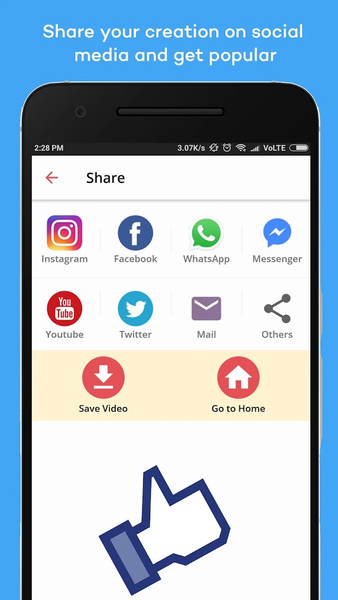 Photos to video maker - Image screenshot of android app
