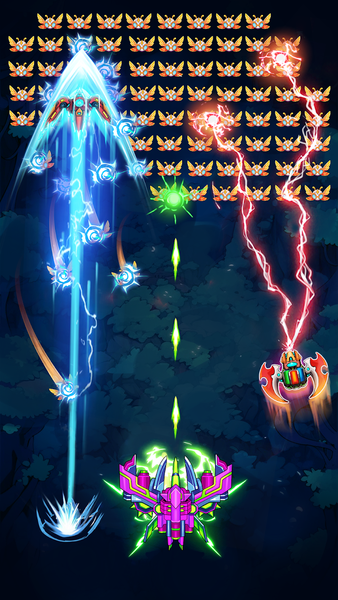 Insect Shooter: Galaxy Attack - Gameplay image of android game
