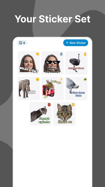 Make Stickers for Telegram, WA - عکس برنامه موبایلی اندروید