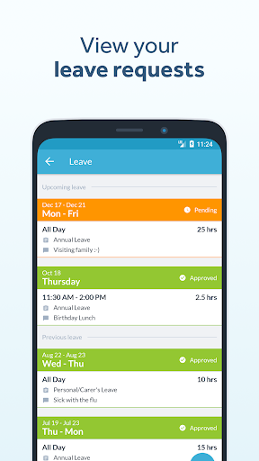 Workforce.com - Employee App - عکس برنامه موبایلی اندروید