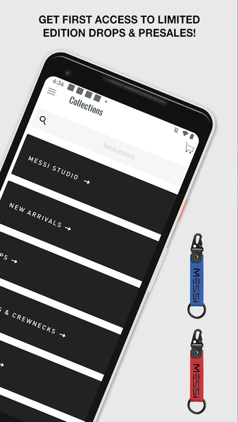 The Messi Store - Image screenshot of android app