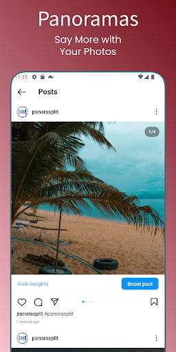 Panorama Maker for Instagram - Image screenshot of android app
