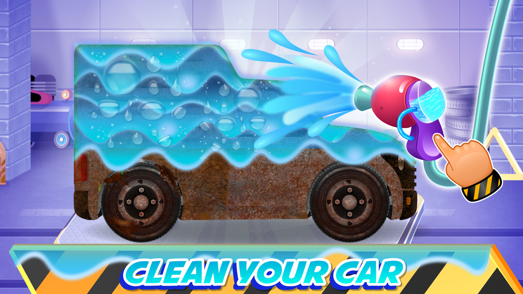 Car & Truck Kids Games Garage - Gameplay image of android game