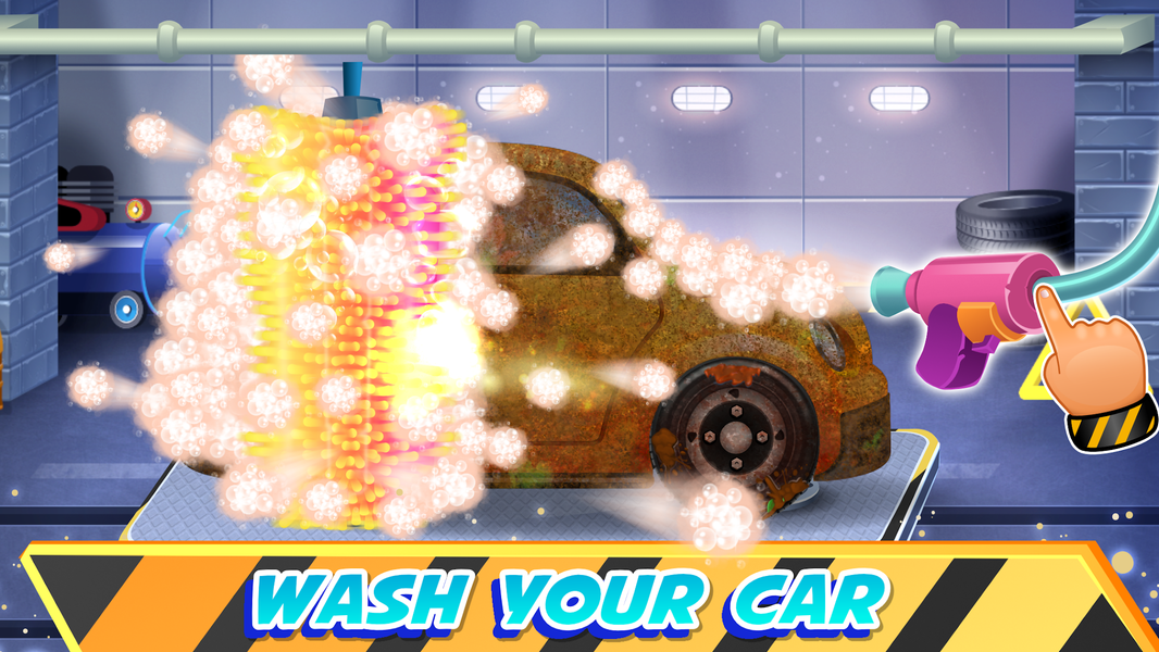 Car & Truck Kids Games Garage - Gameplay image of android game