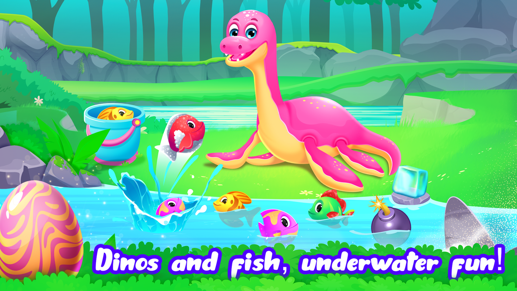 Dino World Jurassic for Kids - Gameplay image of android game