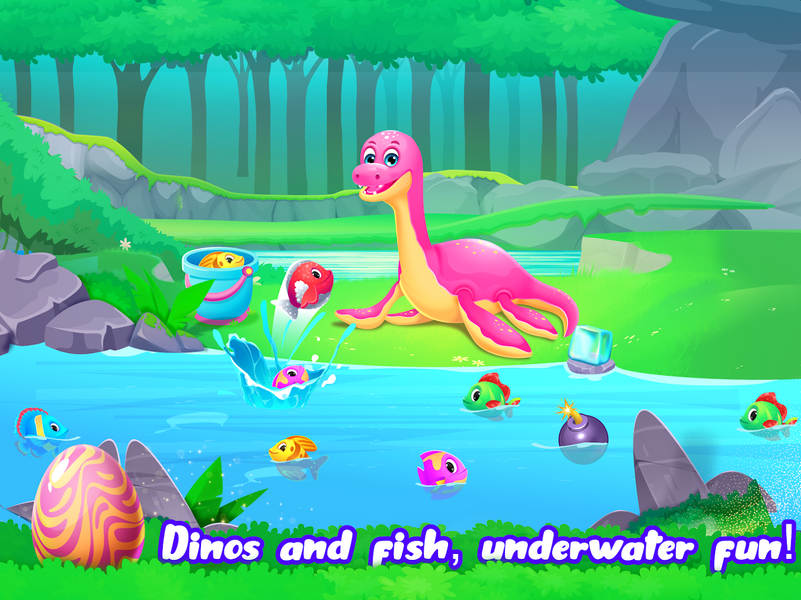 Dino World Jurassic for Kids - Gameplay image of android game