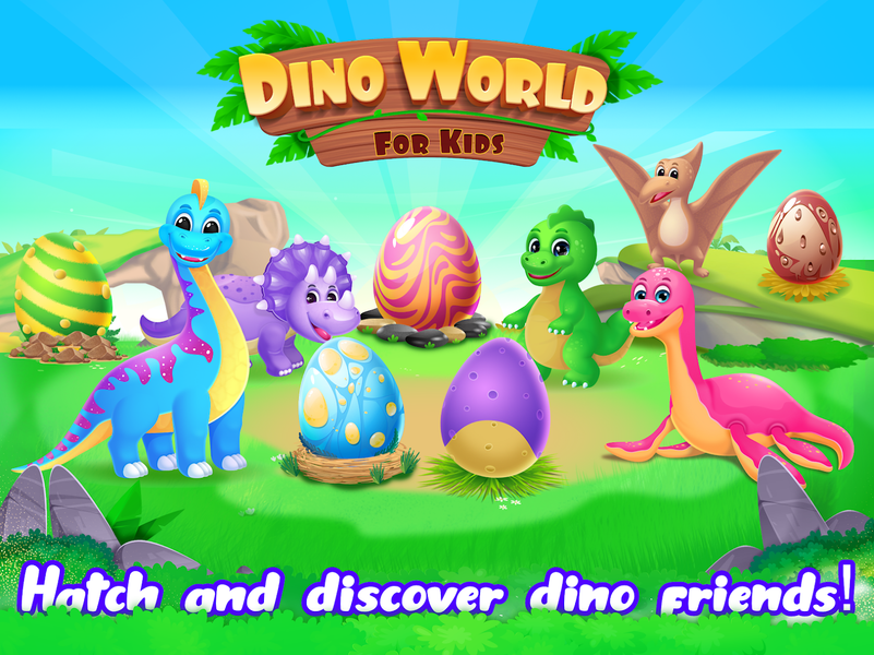 Dino World Jurassic for Kids - Gameplay image of android game